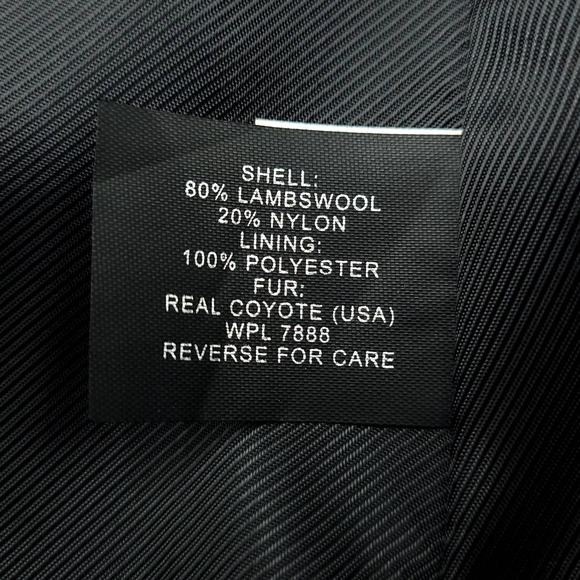 MICHAEL Michael Kors Black Toggle Coat with Fur Trim - Picture 8 of 10